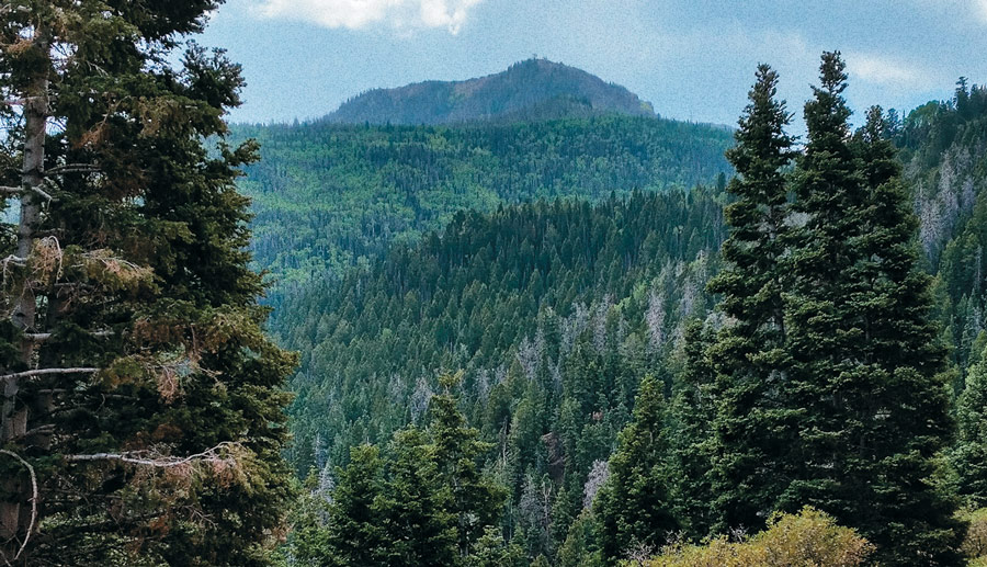 Peak of Monroe Mountain