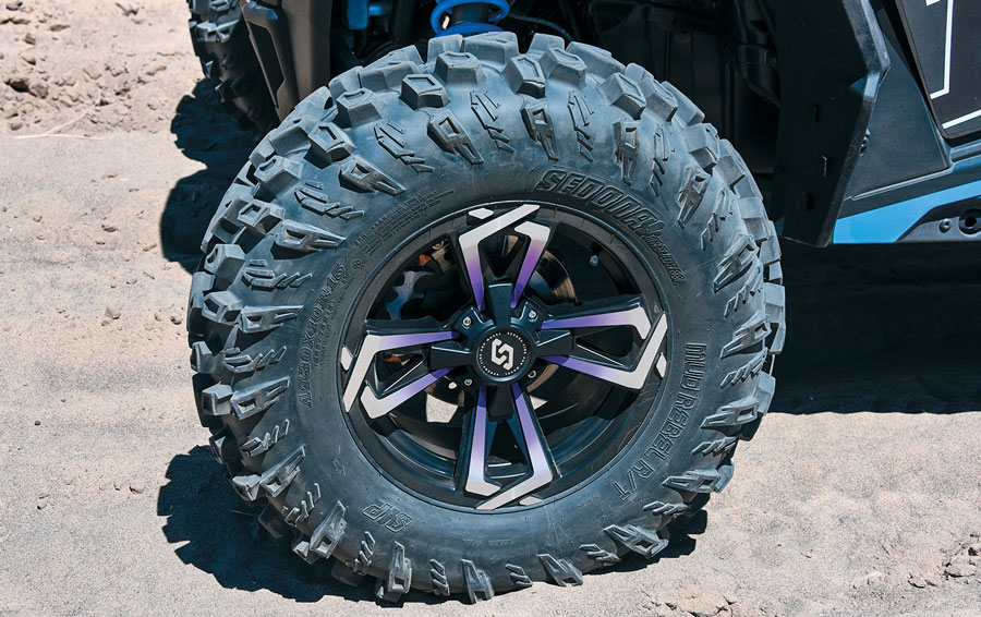30-inch Sedona Mud Rebel Tires with 15-inch rims